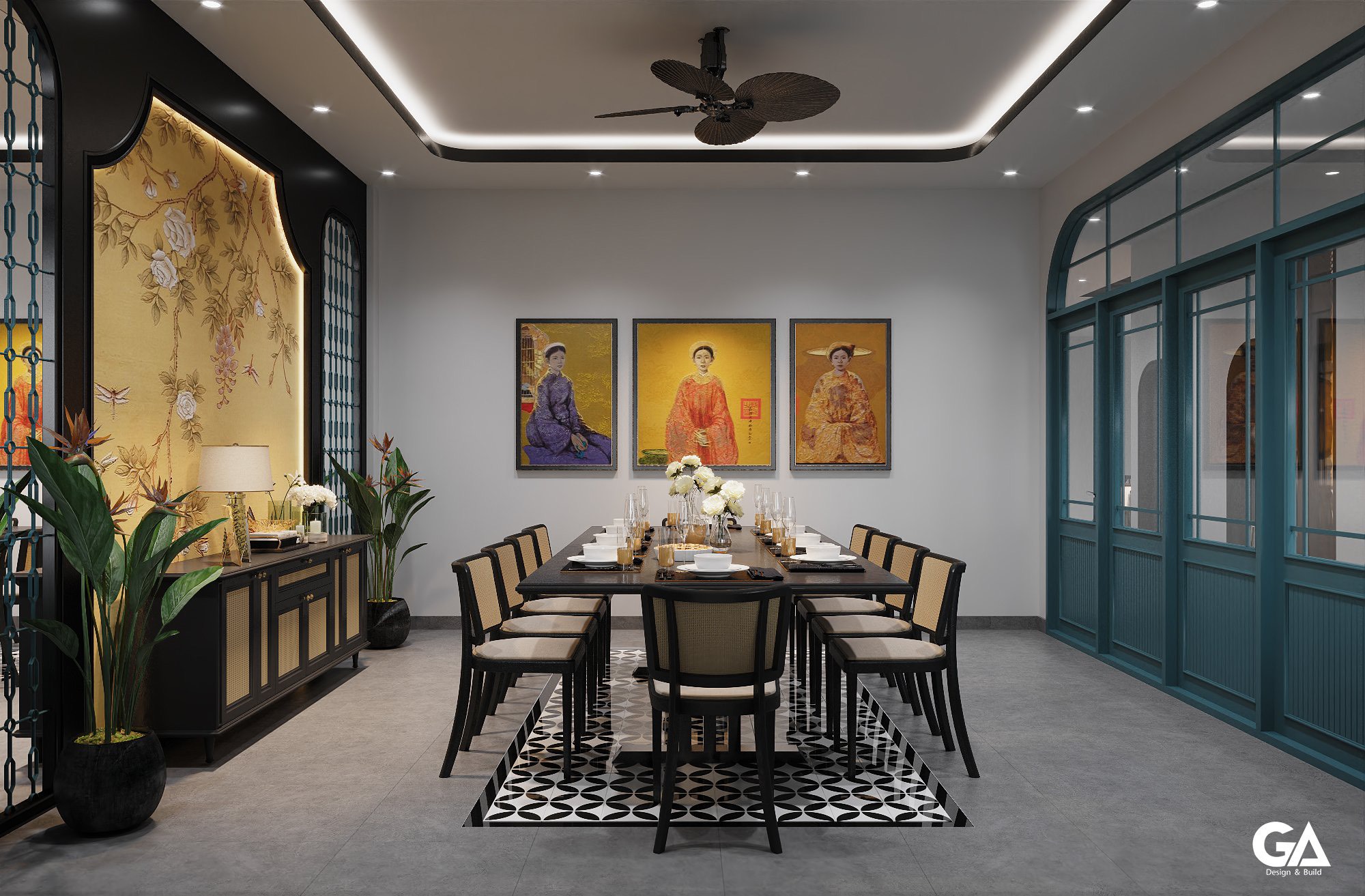 Thiết Kế Thi Công Trọn Gói Dự án Coffee & Food Bến Cát (24)