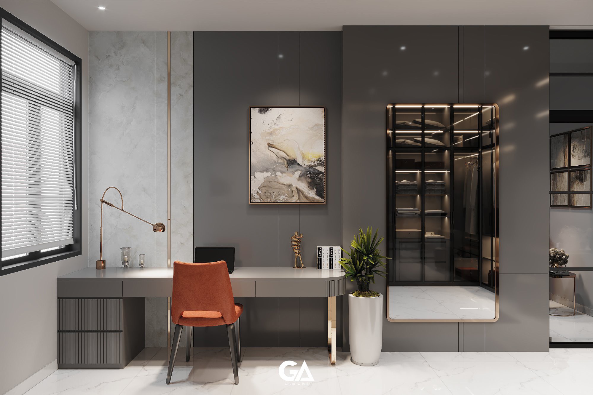 Thiết Kế & Xây Dựng Hoàn Thiện Villa Hiện đại Tại Hiệp Thành, Thủ Dầu Một, Bd (10)