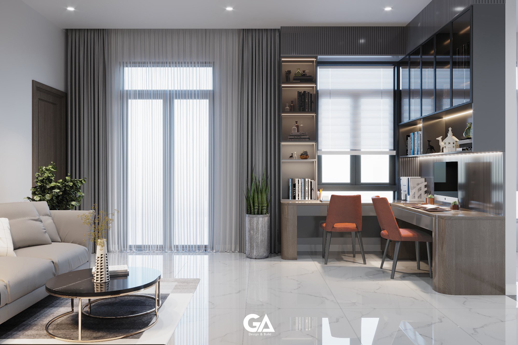 Thiết Kế & Xây Dựng Hoàn Thiện Villa Hiện đại Tại Hiệp Thành, Thủ Dầu Một, Bd (13)