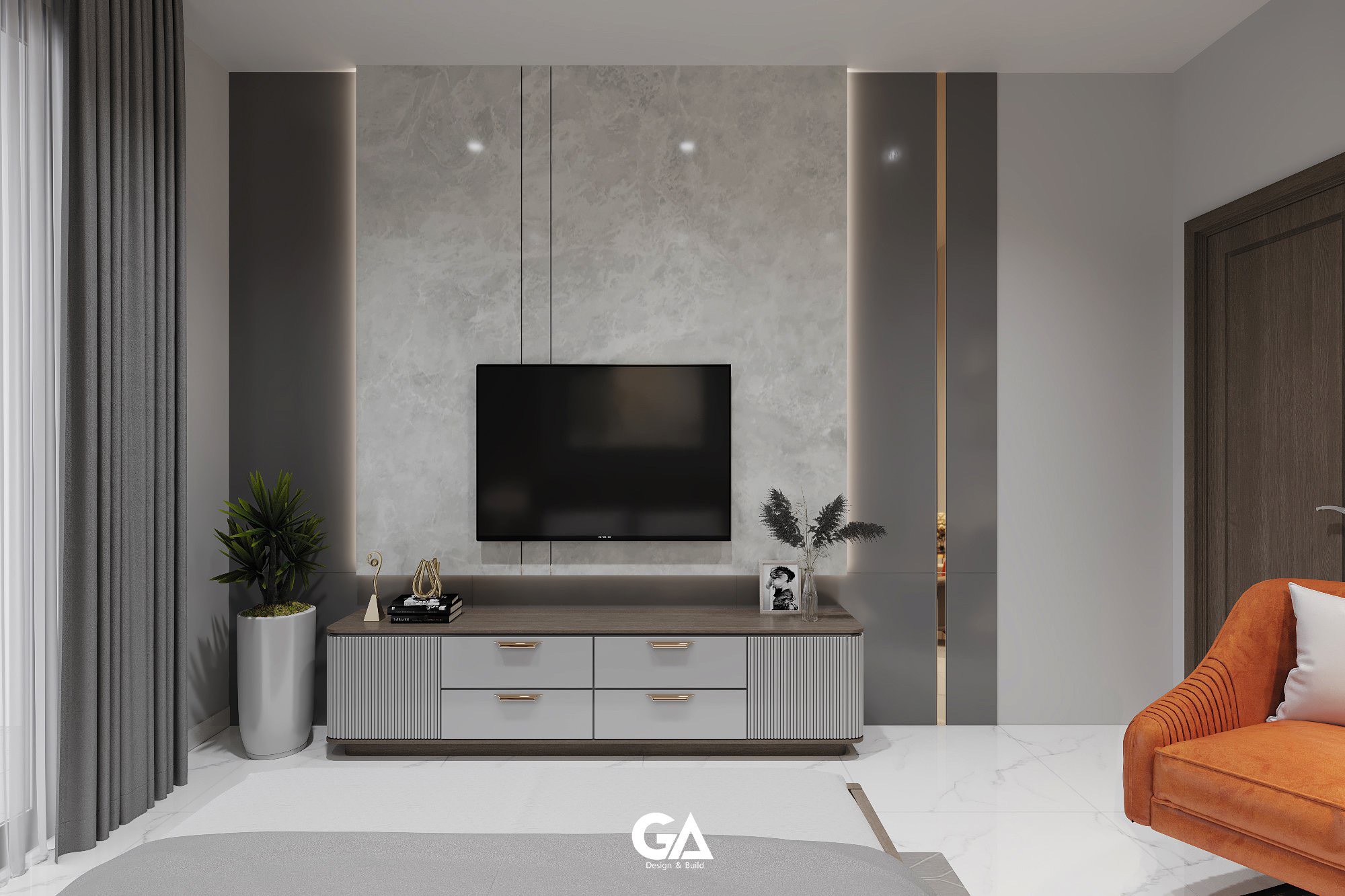 Thiết Kế & Xây Dựng Hoàn Thiện Villa Hiện đại Tại Hiệp Thành, Thủ Dầu Một, Bd (17)