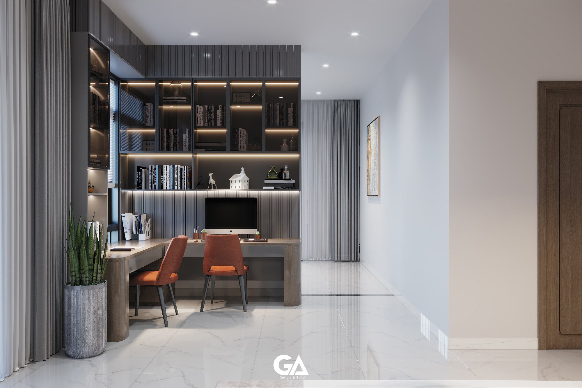 Thiết Kế & Xây Dựng Hoàn Thiện Villa Hiện đại Tại Hiệp Thành, Thủ Dầu Một, Bd (19)