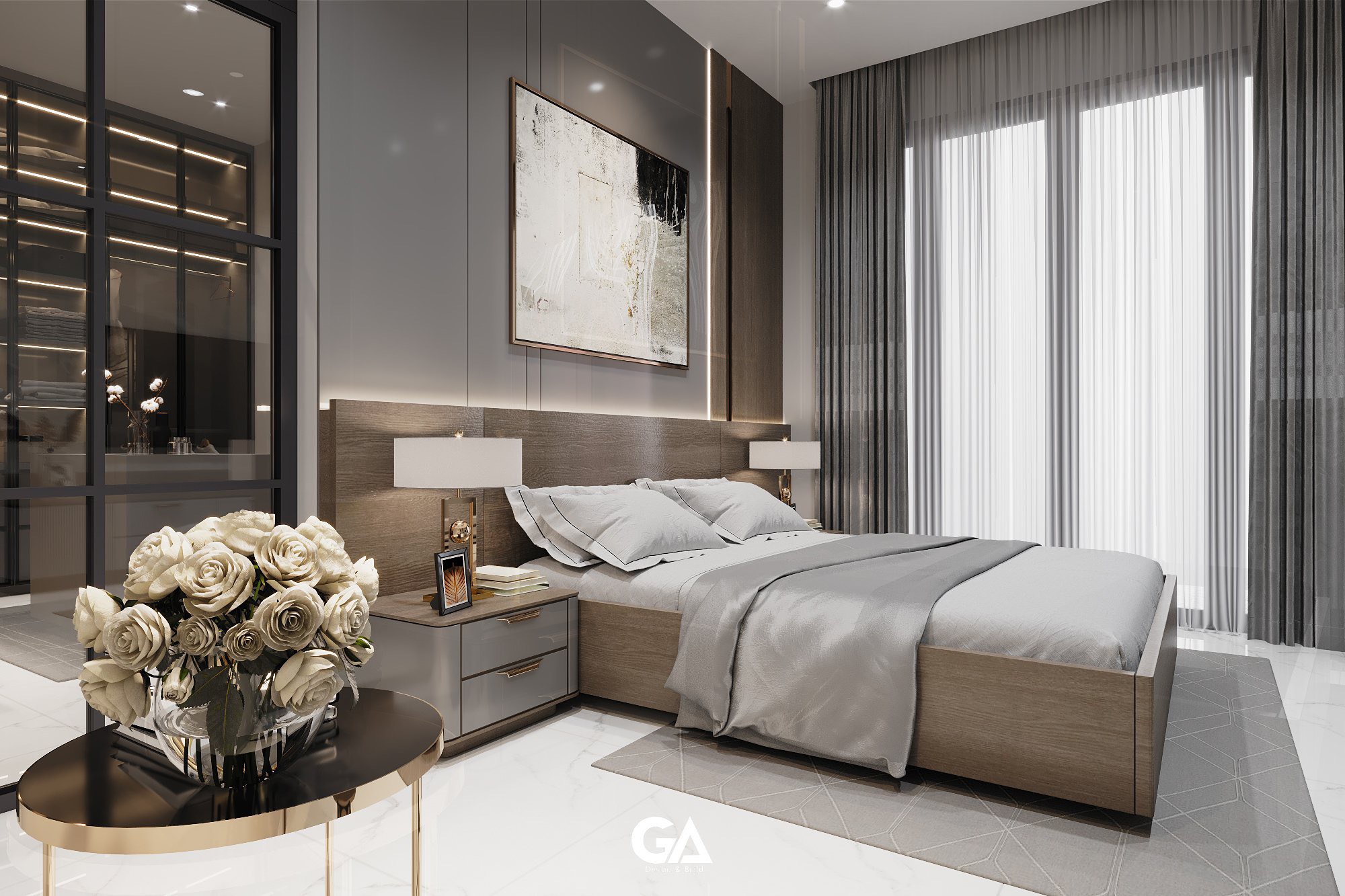 Thiết Kế & Xây Dựng Hoàn Thiện Villa Hiện đại Tại Hiệp Thành, Thủ Dầu Một, Bd (9)